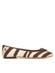 LAUREN RALPH LAUREN Baleriny Jayna 802974360001 Brązowy