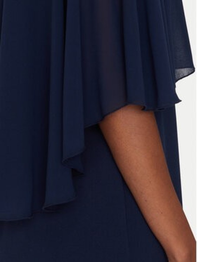 Rinascimento Sukienka koktajlowa CFC0123560003 Granatowy Regular Fit