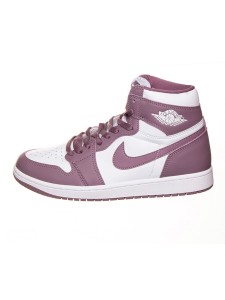 Nike Skórzane sneakersy "Air Jordan 1 Retro High" w kolorze biało-fioletowym rozmiar: 45