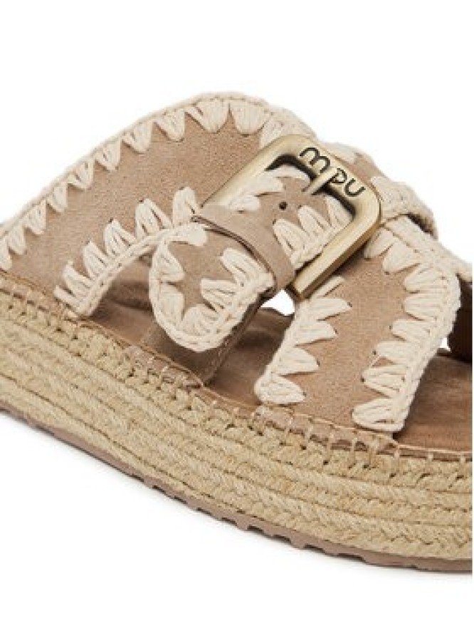 Mou Espadryle Jute sandal MU.SW641003A Różowy