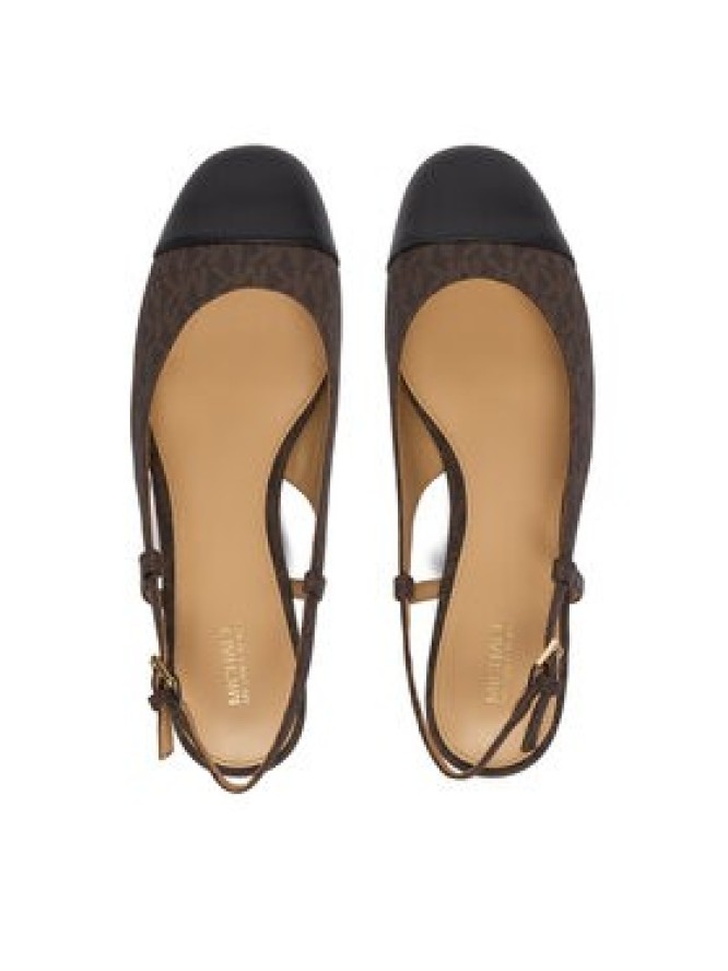 MICHAEL Michael Kors Baleriny Perla Flex Sling Fat 40T5PLFS1B Brązowy