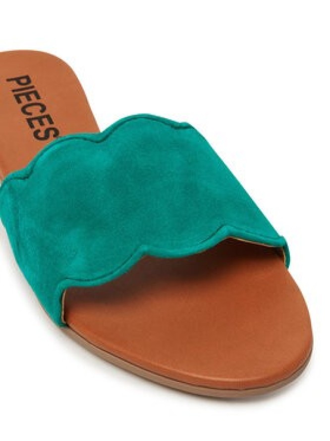 Pieces Klapki 17156838 Zielony