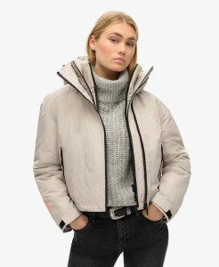 superdry Kurtka SD Windbreaker z kapturem i haftem – Krój boxy