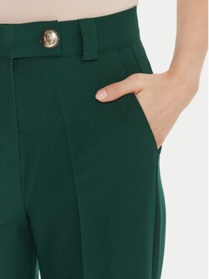 Maryley Spodnie materiałowe 25IB563/43BI Zielony Regular Fit