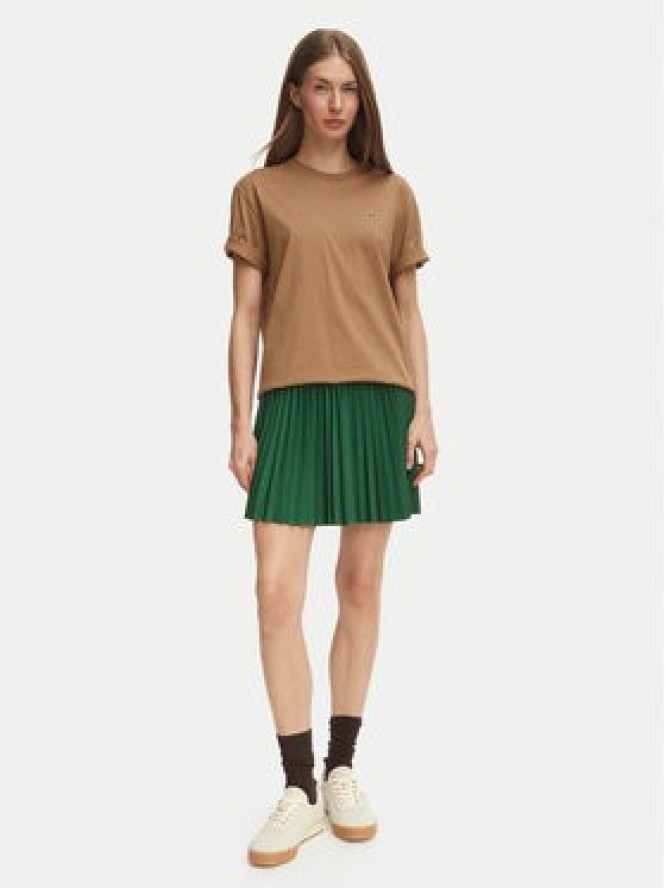 Lacoste T-Shirt TF7215 Brązowy jasny Regular Fit