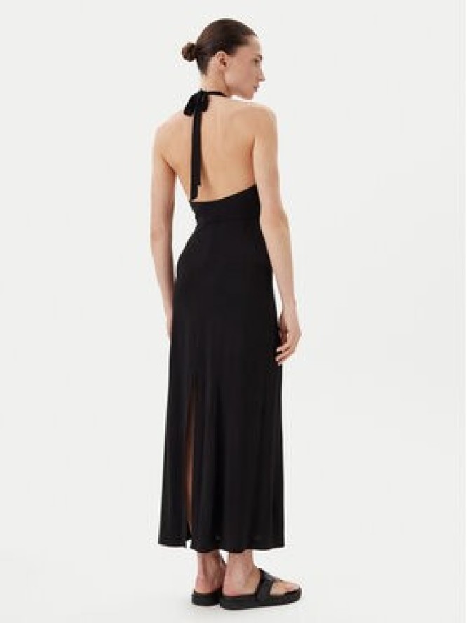 Max Mara Beachwear Sukienka koktajlowa Ghiotto 2516621059 Czarny Slim Fit