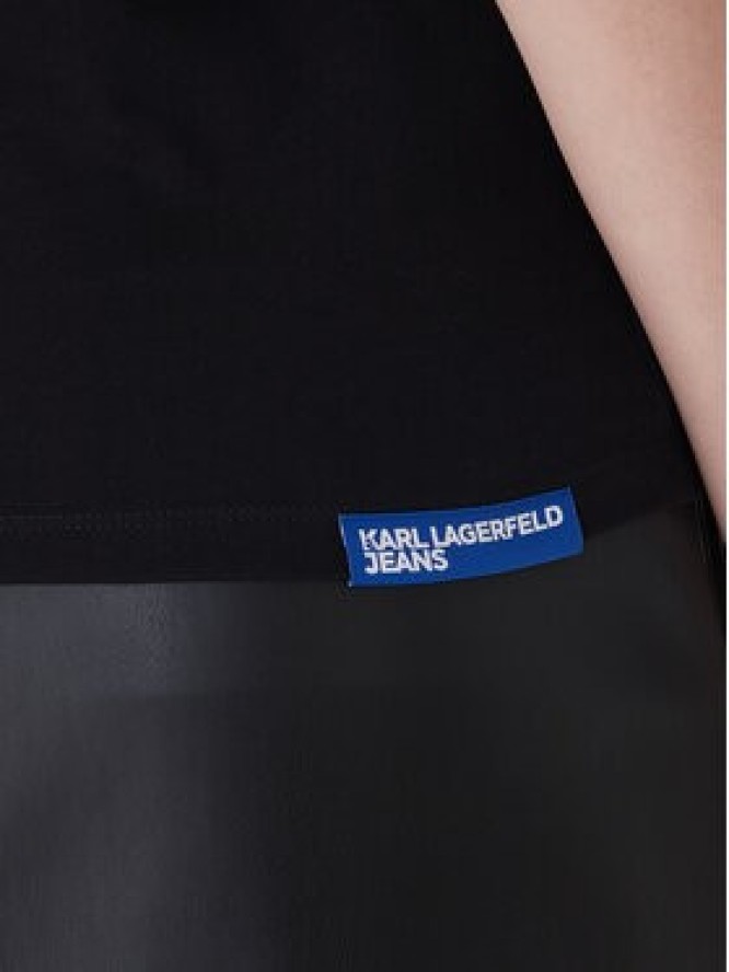 Karl Lagerfeld Jeans T-Shirt A1W17004 Czarny Slim Fit