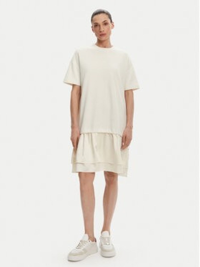 JOOP! Sukienka codzienna 58 252JE58Tsuki 30046247 Écru Regular Fit