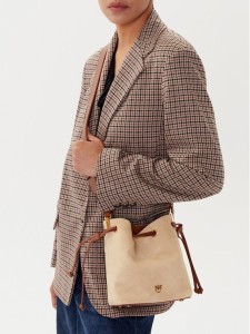 PINKO Torebka Secchiello Mini PE 25 PLTT 104303 A2CC Beżowy