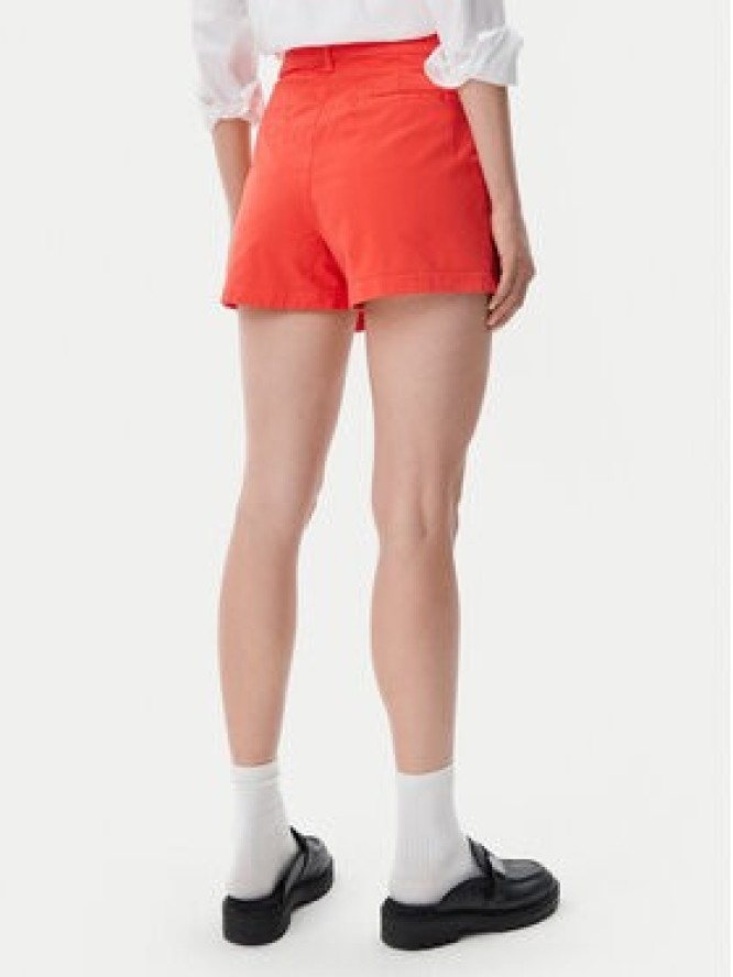 Tommy Jeans Szorty materiałowe Claire DW0DW21643 Pomarańczowy Regular Fit