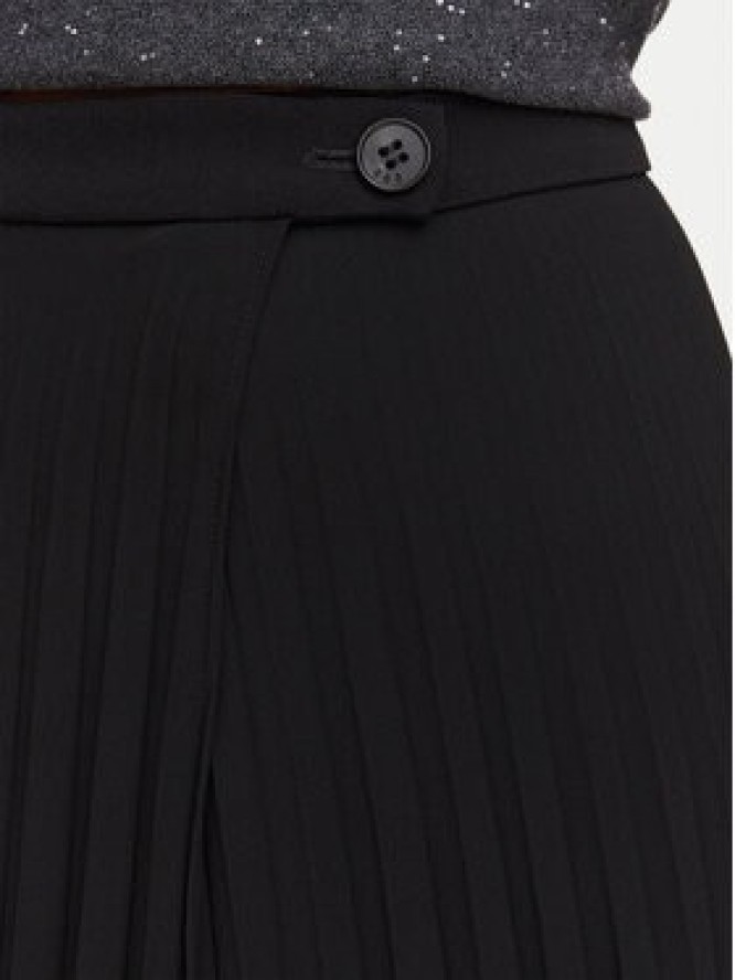 Marella Spódnica plisowana Pepato 2623106013 Czarny Regular Fit