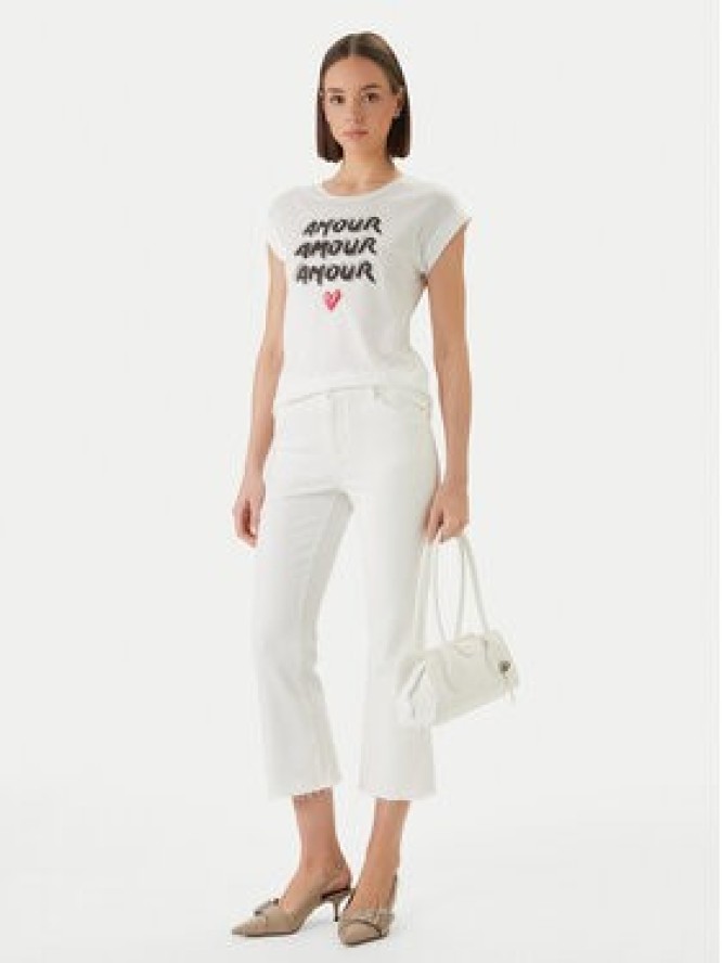 Morgan Jeansy 261-PAKELO1 Biały Slim Fit