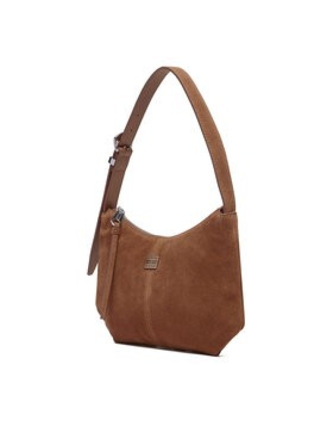 Tommy Jeans Torebka Tjw Slouchy Suede Shoulder Bag AW0AW18859 Brązowy