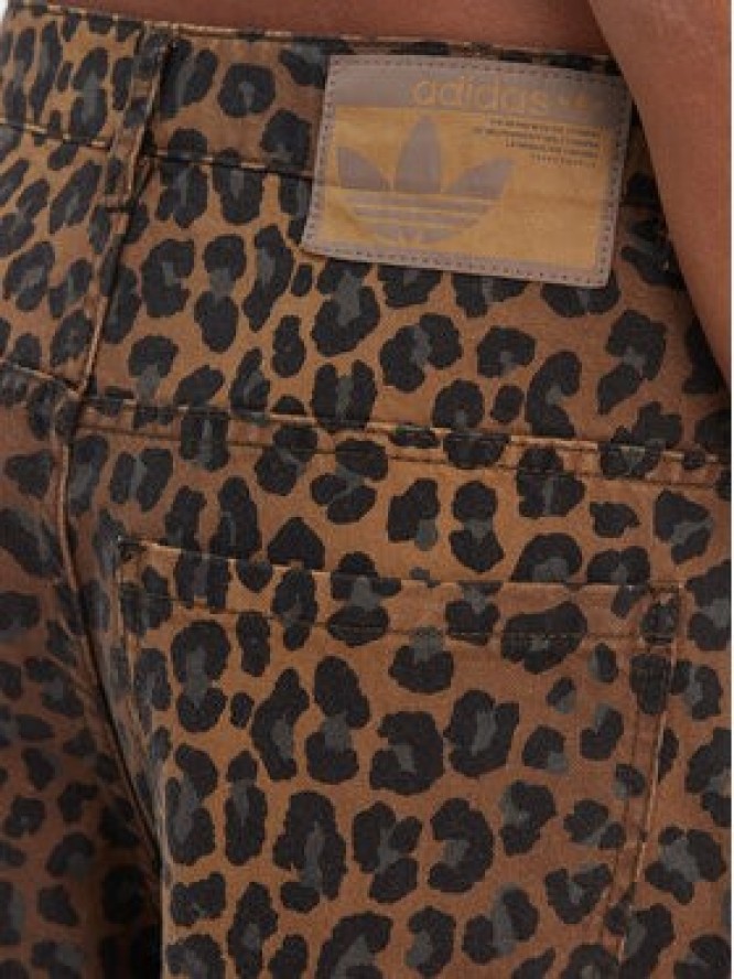 adidas Jeansy KA2680 Brązowy Loose Fit