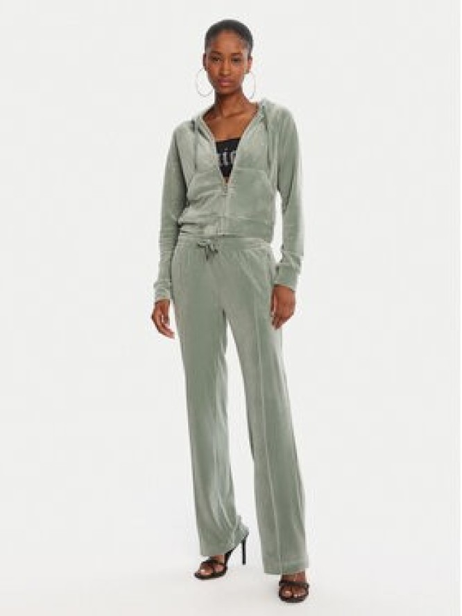 Juicy Couture Spodnie dresowe Tina JCAPW045 Zielony Regular Fit