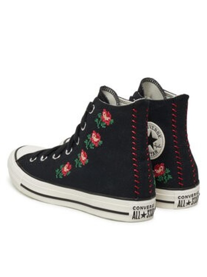 Converse Trampki Chuck Taylor All Star Rose Cross Stitch A13657C Czarny