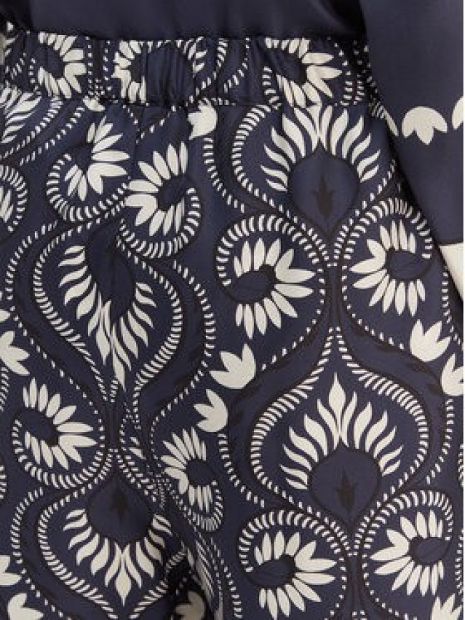 Weekend Max Mara Spodnie materiałowe Ottico 2615131011 Granatowy Wide Leg