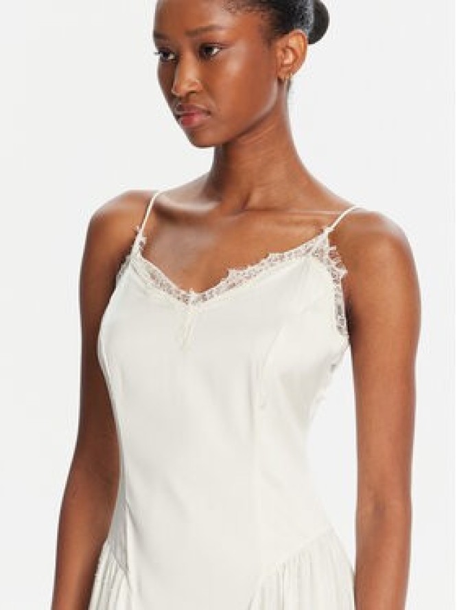 ROTATE Sukienka wieczorowa 113949857 Écru Regular Fit