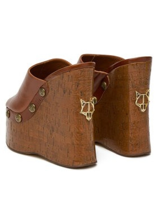 Naked Wolfe Klapki TULIP 00131 Brązowy