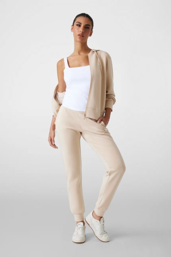 GUESS Damska bluza w kolorze taupe Olympe, Rozmiar XL