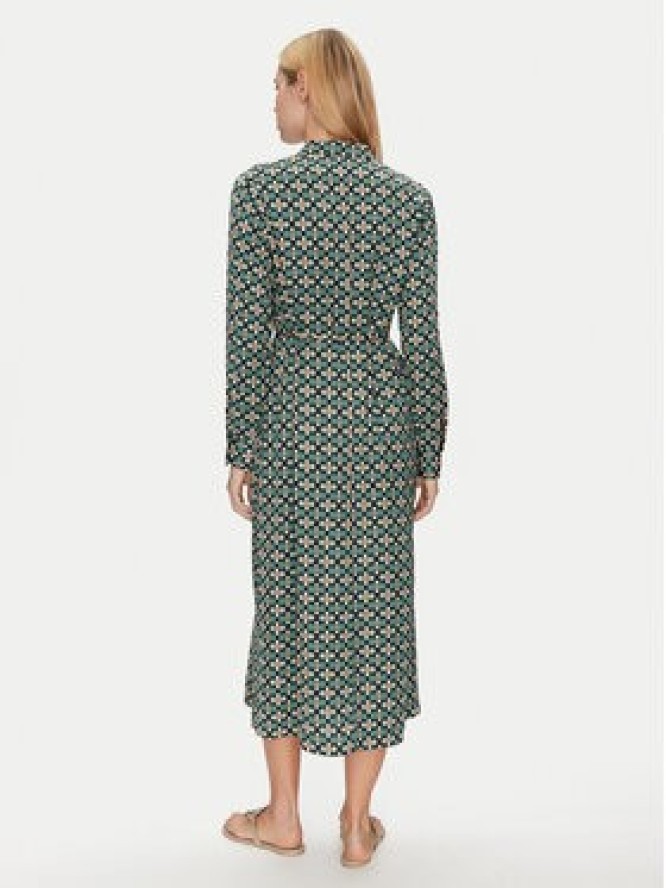 Marc O'Polo Sukienka koszulowa 500 1208 21033 Zielony Regular Fit