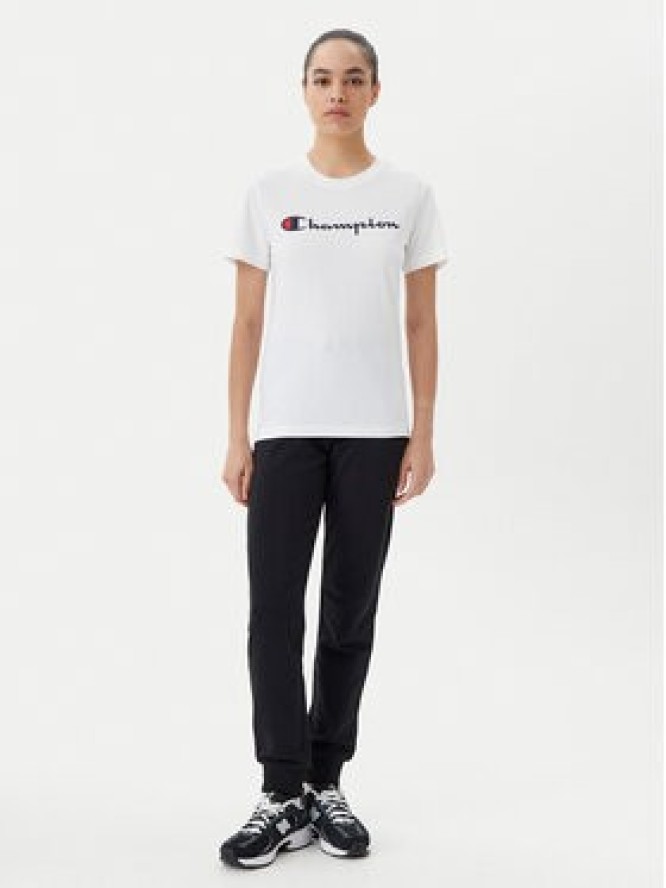 Champion T-Shirt 118090 Biały Slim Fit