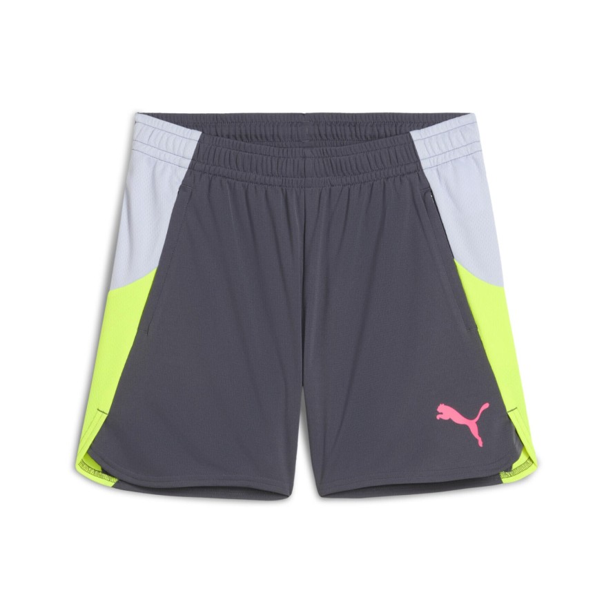 Damskie szorty piłkarskie individualBLAZE PUMA Galactic Gray