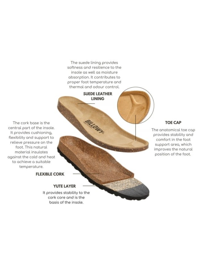 billowy Chodaki w kolorze szarym rozmiar: 39