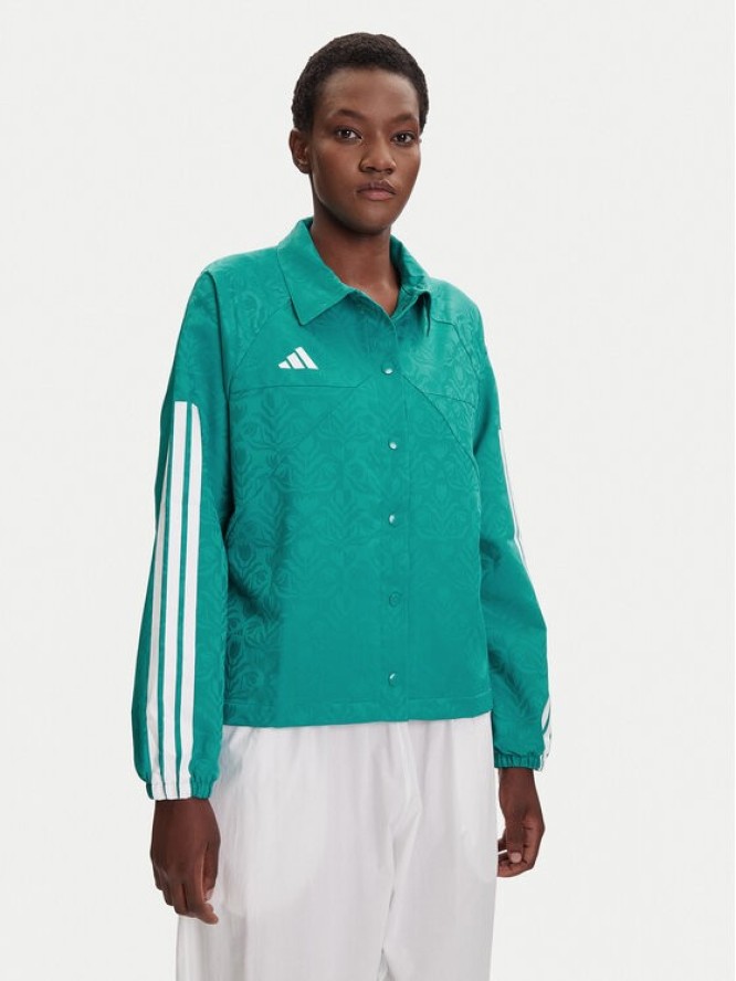 adidas Kurtka przejściowa Tiro x Common Goal Coaches JL9204 Turkusowy Loose Fit