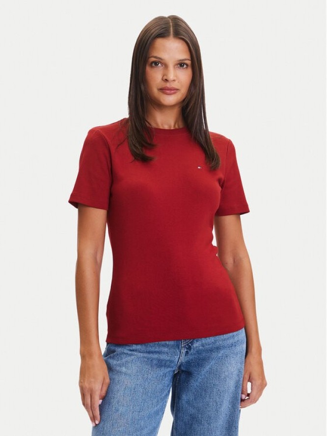 Tommy Hilfiger T-Shirt New Cody WW0WW40587 Czerwony Slim Fit