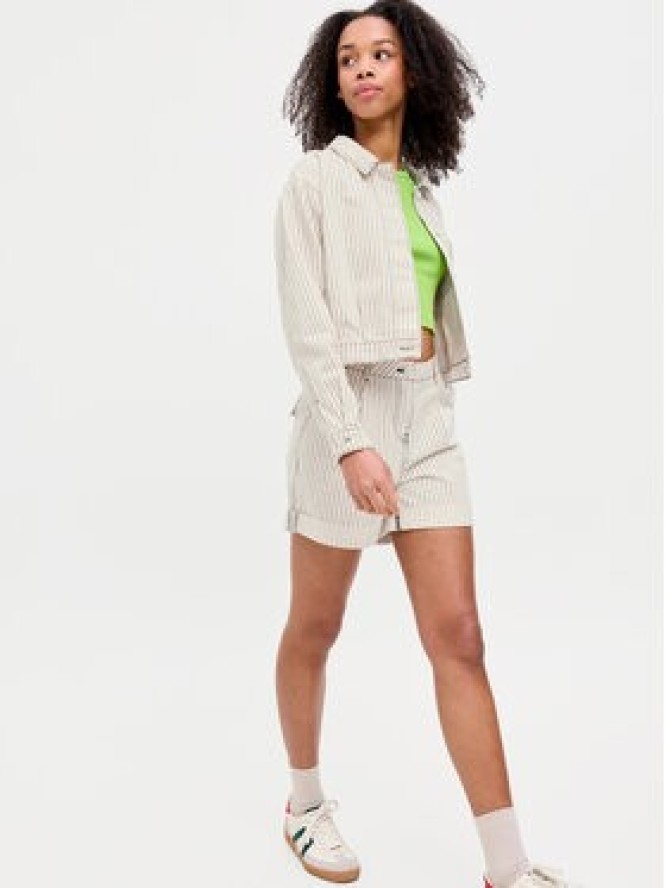 JJXX Szorty materiałowe Maddy 12253014 Écru Loose Fit