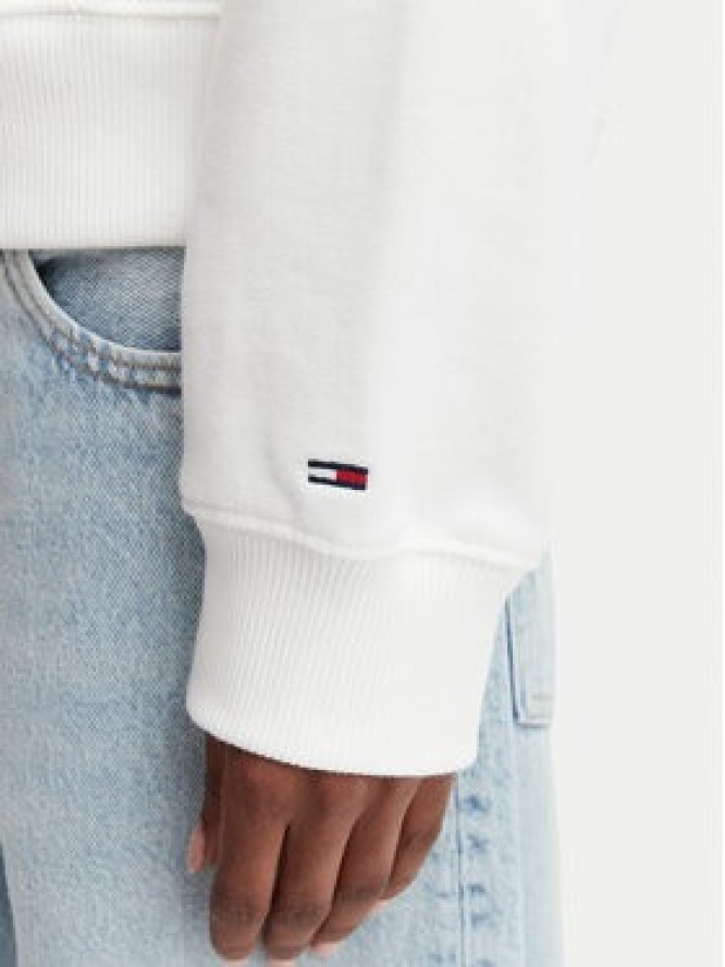 Tommy Jeans Bluza Star Novelty DW0DW23484 Biały Boxy Fit