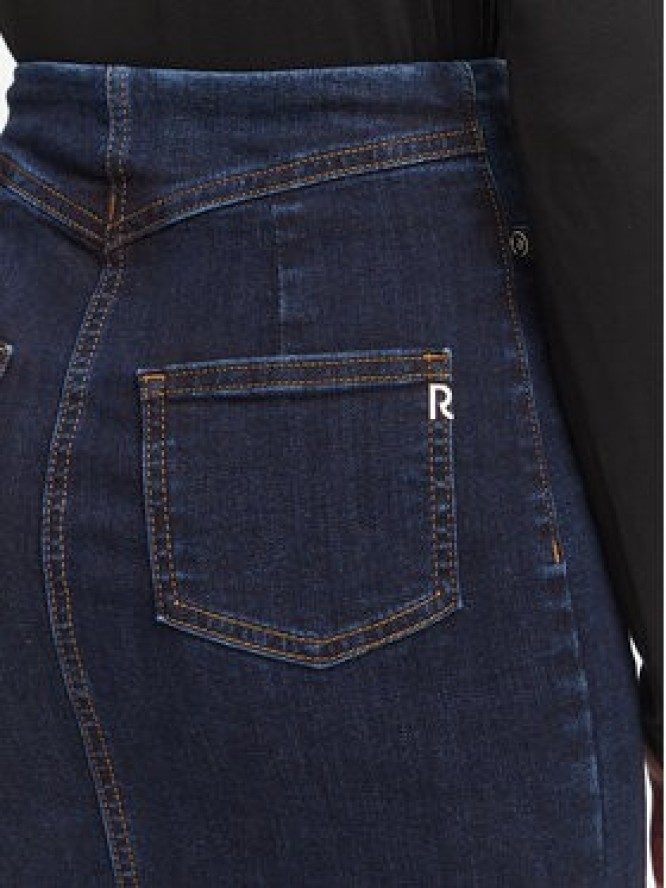 Rinascimento Spódnica jeansowa CFC0129941003 Granatowy Regular Fit
