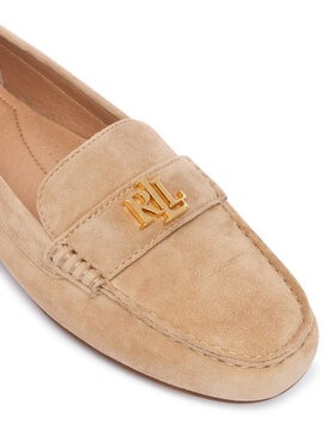 LAUREN RALPH LAUREN Mokasyny Barnsbury 802821629035 Beżowy jasny