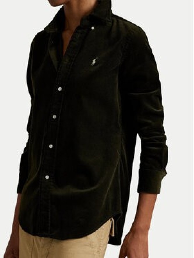 Polo Ralph Lauren Koszula 211971526001 Zielony Slim Fit