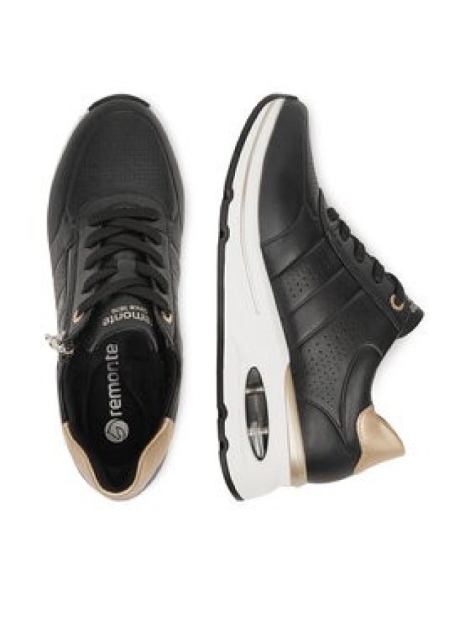 Remonte Sneakersy D2H01-03 Czarny