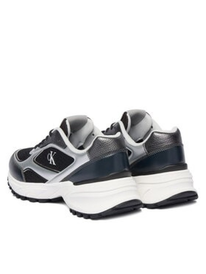 Calvin Klein Sneakersy Hike Runner Lace Up Mesh Mix Met YW0YW02063 Kolorowy