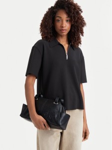 Calvin Klein Torebka Pockets Monologo Shoulder Bag LV04F3688G Czarny