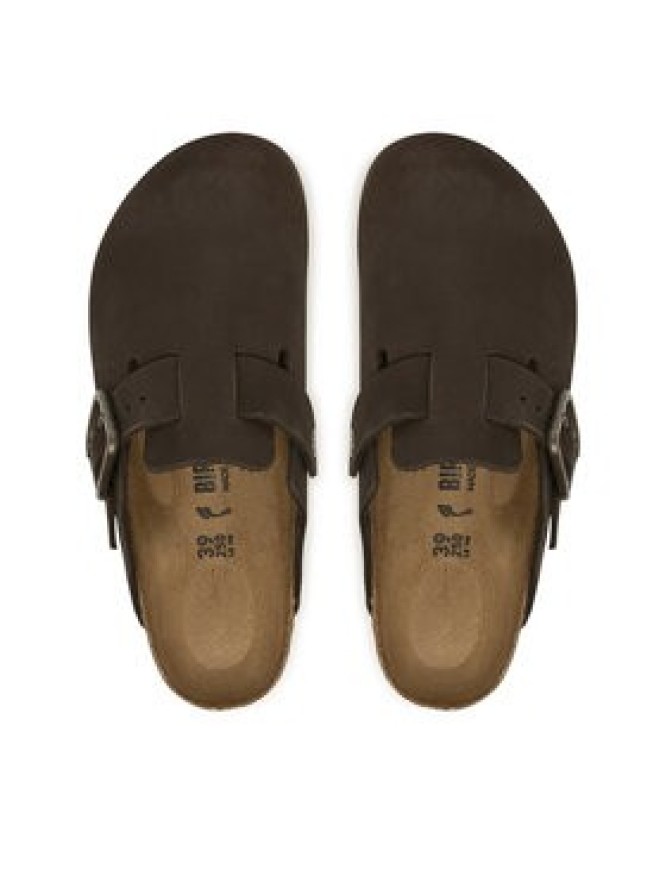 Birkenstock Klapki Boston Wire Buckle 1032762 Brązowy ciemny