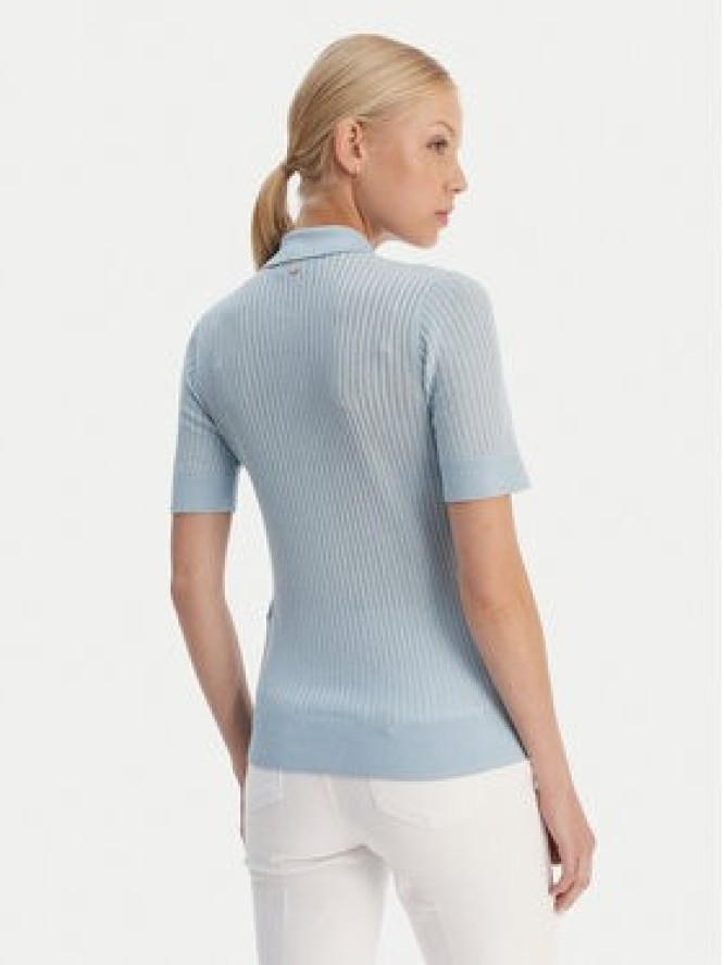 Liu Jo Polo WA6285 MS46J Błękitny Slim Fit