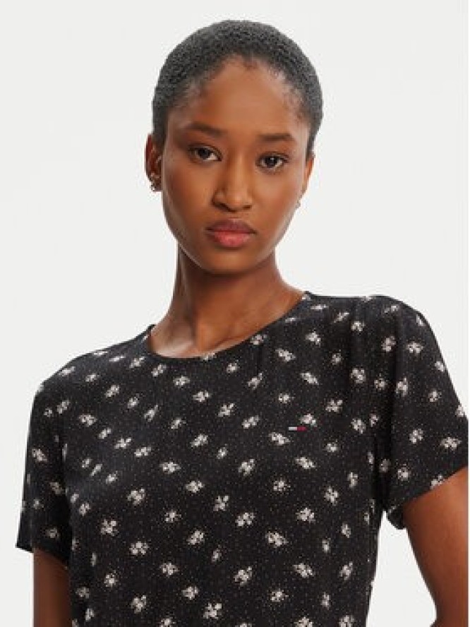 Tommy Jeans Sukienka codzienna DW0DW21120 Czarny Regular Fit