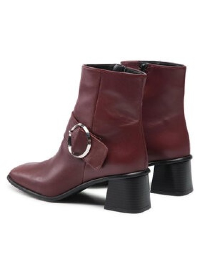 Lasocki Botki T003 Bordowy