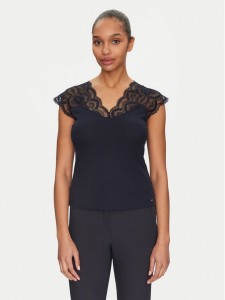 Morgan Bluzka 222-DELO Granatowy Regular Fit