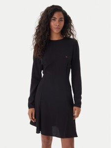 Tommy Jeans Sukienka codzienna DW0DW21916 Czarny Regular Fit