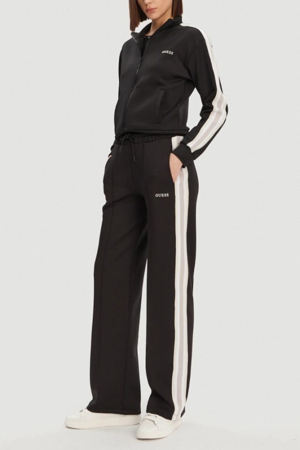 GUESS Czarne damskie dresowe spodnie Yarrow, Rozmiar XS