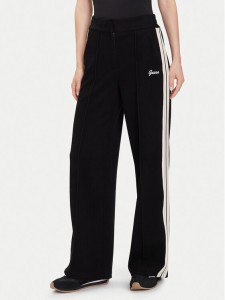 Guess Spodnie dresowe V5BB16 KCX52 Czarny Wide Leg