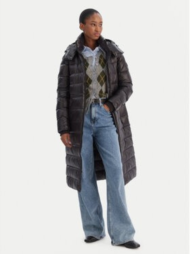 Tommy Hilfiger Kurtka puchowa Gloss WW0WW47356 Czarny Regular Fit