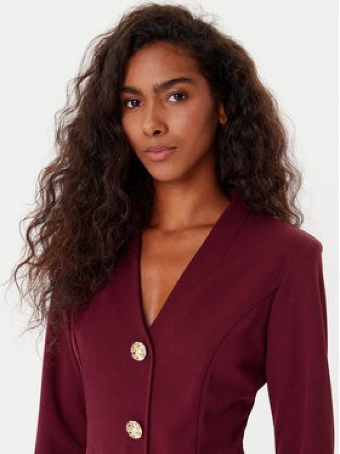 Joseph Ribkoff Sukienka koktajlowa 253072 Bordowy Regular Fit