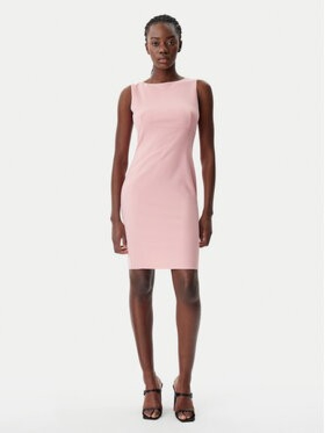 Rinascimento Sukienka koktajlowa CFC0122877003 Różowy Regular Fit