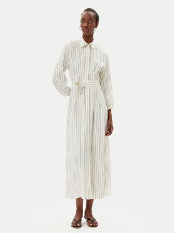 Marella Sukienka koszulowa Denis 2513221111200 Biały Regular Fit